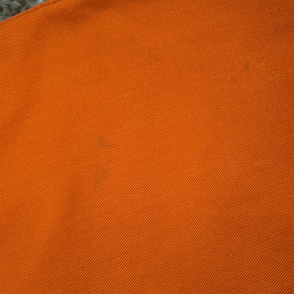 Vintage Orange Boiler Suit Hunting Jumpsuit Retro Utility Workwear Canvas Denim - Picture 15 of 16